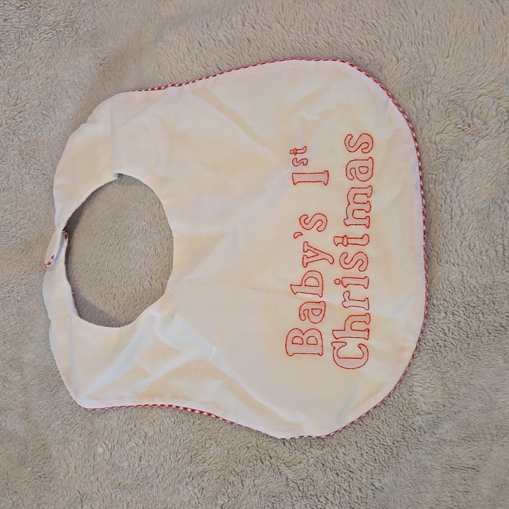 Auraluz Baby's First Christmas Bib